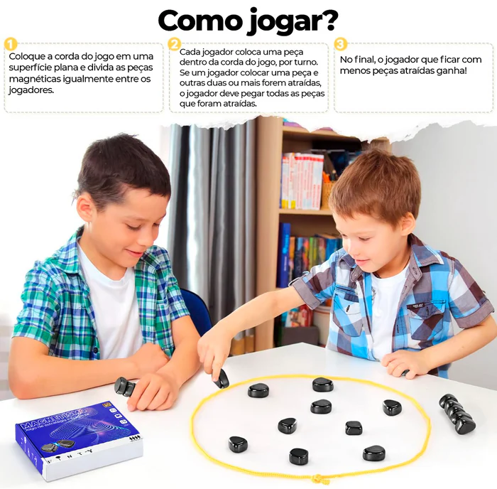 Jogo de Estratégia Magnético