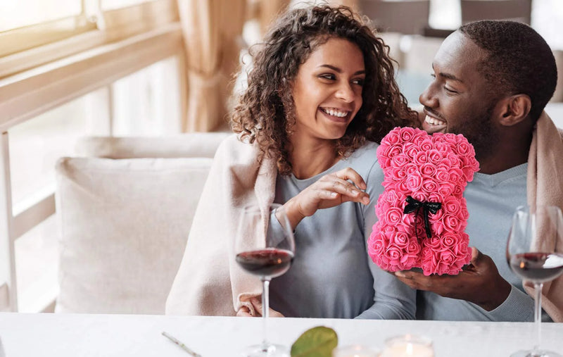 Urso de Rosas Teddy - 520 Rosas