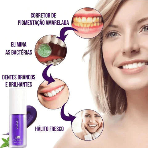 Creme Clareador Dental DentaLux