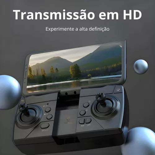 Drone Pro Com Câmera 1080P Wifi GPS 5Km | Tesla 8K
