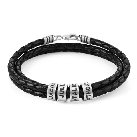 Pulseira Couro Personalizável
