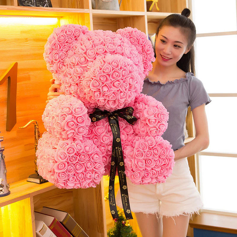 Urso de Rosas Teddy - 520 Rosas