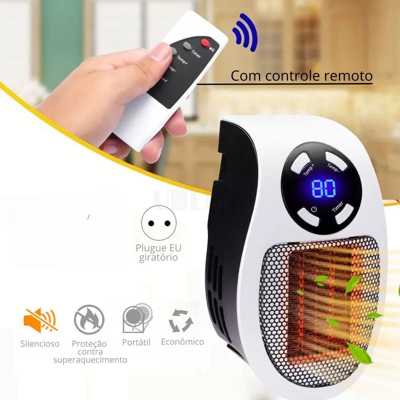 Aquecedor de Ambiente Elétrico Portátil