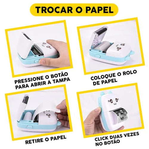 Mini Impressora Bluetooth CreativeUp