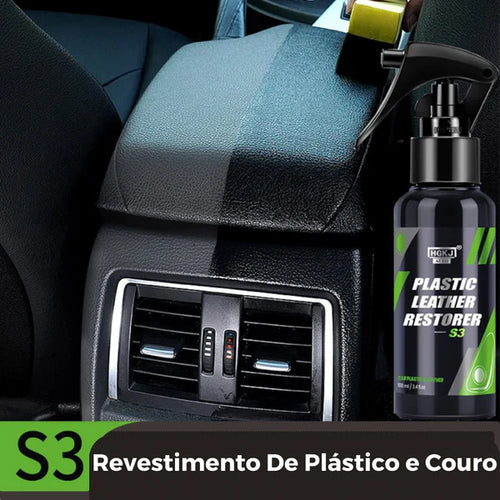 Revitalizador de Plástico para Carro e Moto - NanoTech Premium