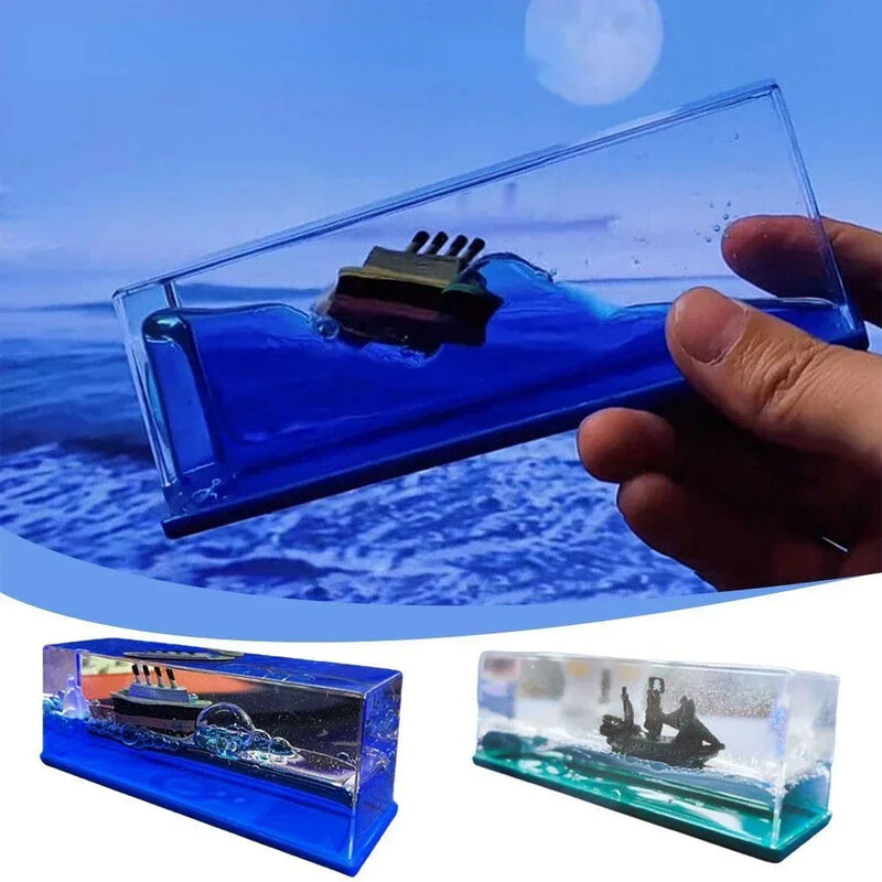 Titanic flutuante 3D