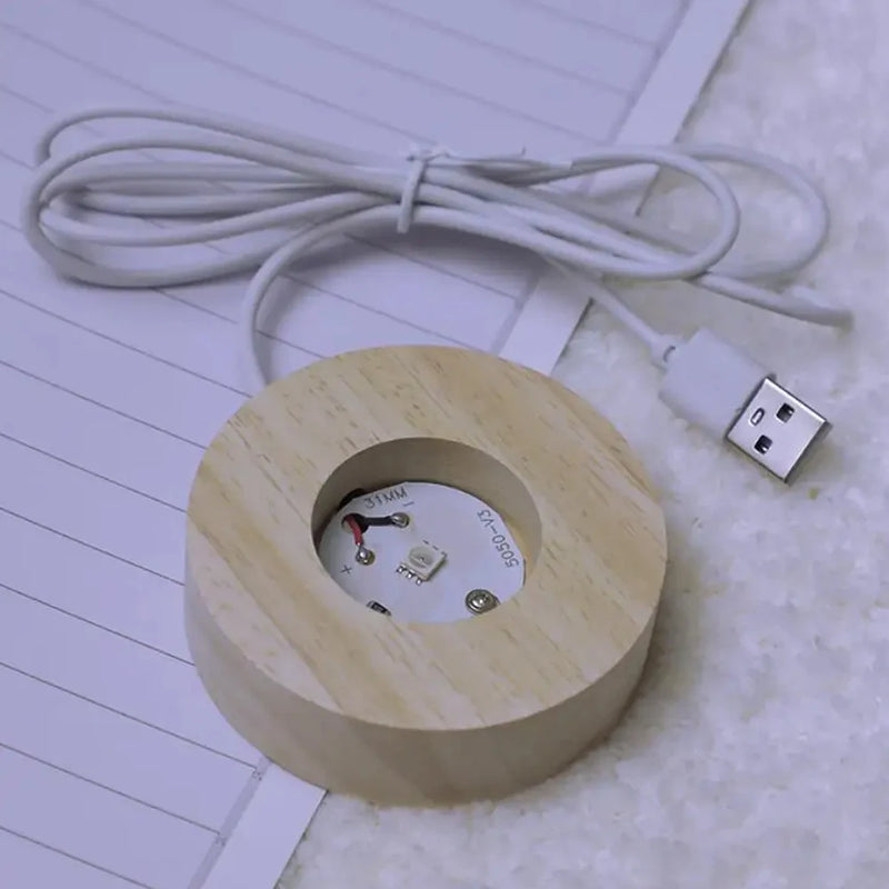 Luminária Stitch Crystal LED
