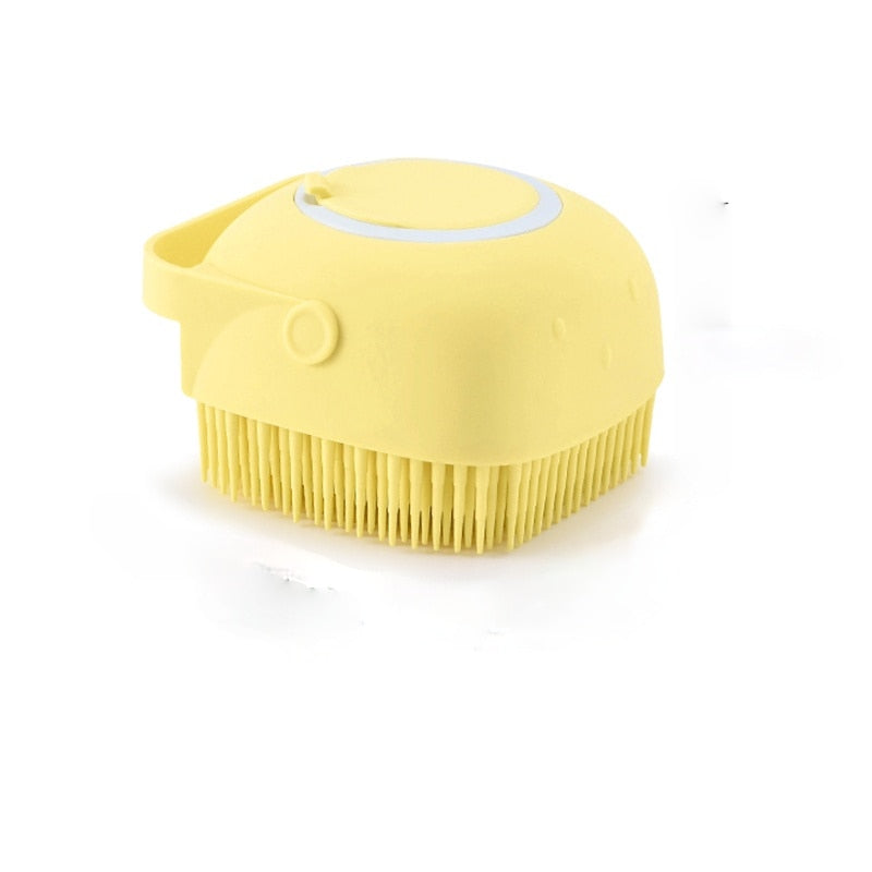 Escova de Banho Massageadora para Pets 