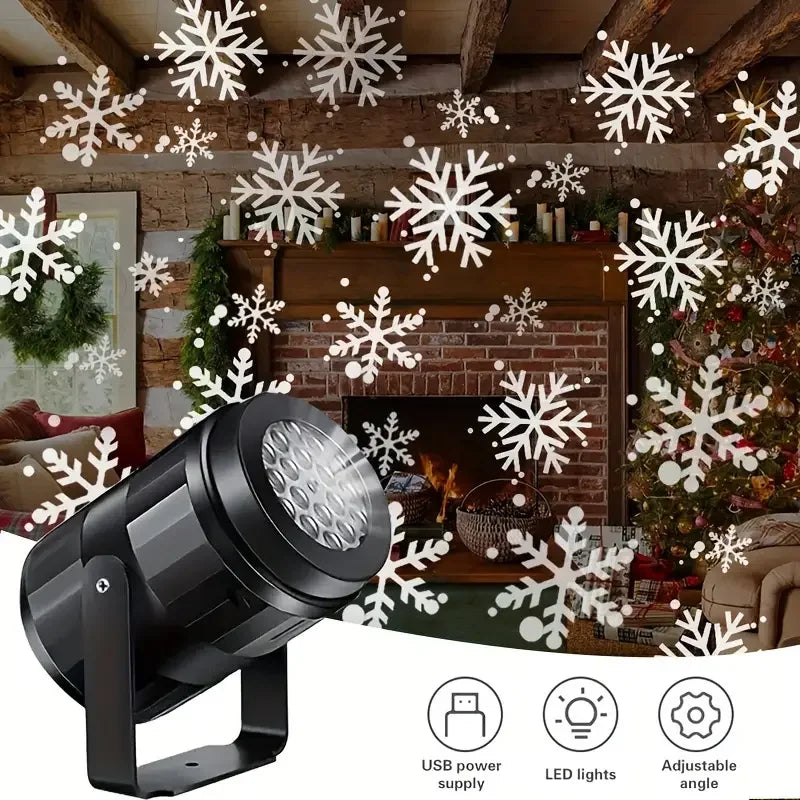 Projetor Led Natalino Impermeável para Decoração