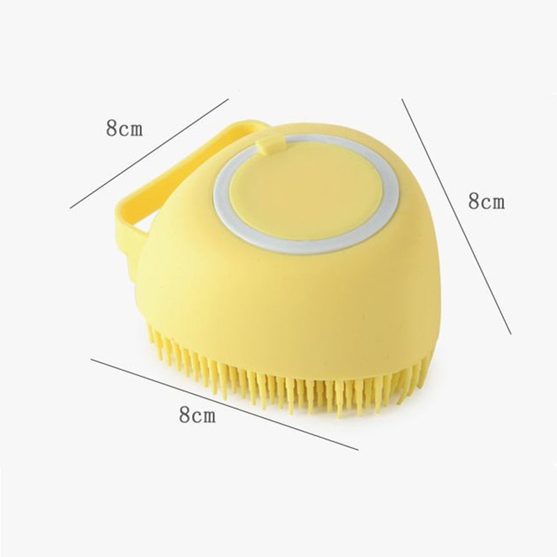 Escova de Banho Massageadora para Pets 