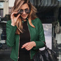 Jaqueta de Couro Feminina Zara