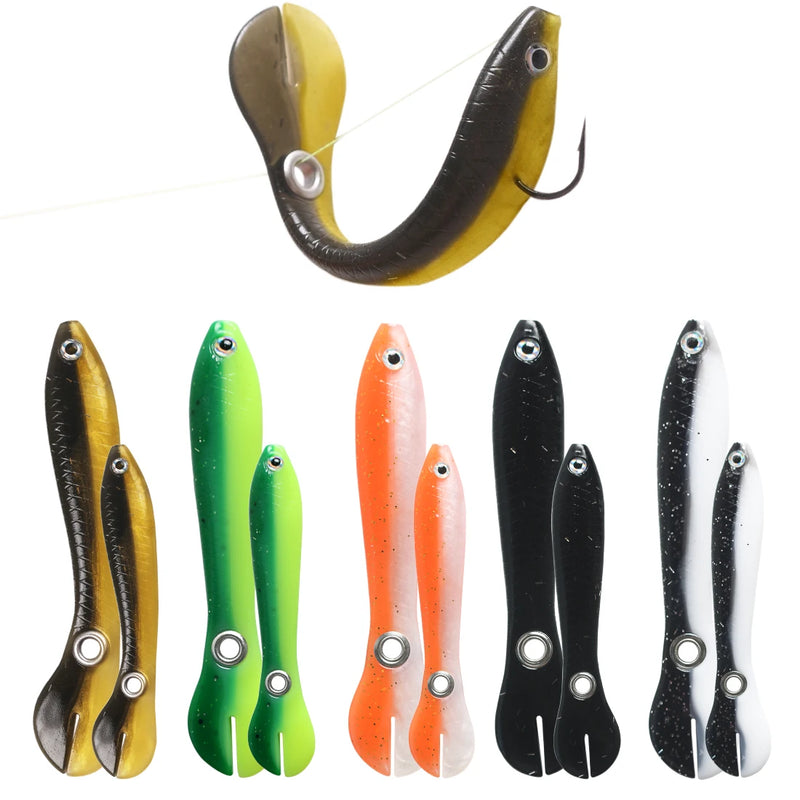 Isca Artificial Biônica de Silicone (Compre 6 Leve 10)