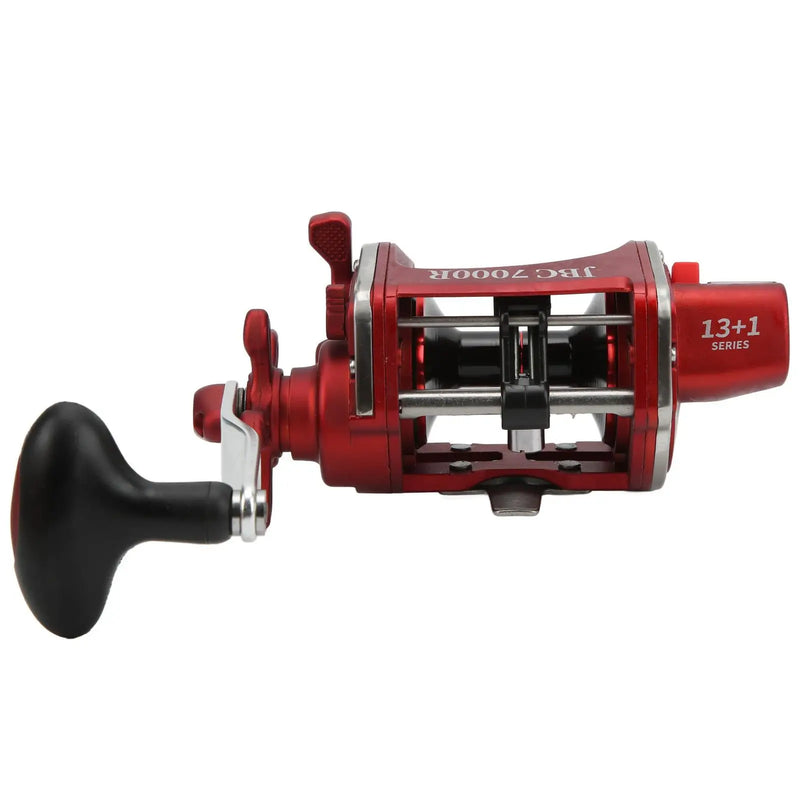 Carretilha de Pesca Perfil Alto - 25kg Max Drag 3+1 Rolamentos - Sougayilang