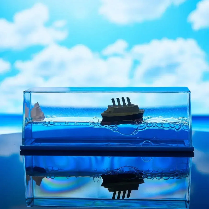 Titanic flutuante 3D