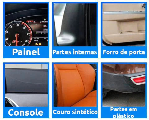 Revitalizador de Plástico para Carro e Moto - NanoTech Premium