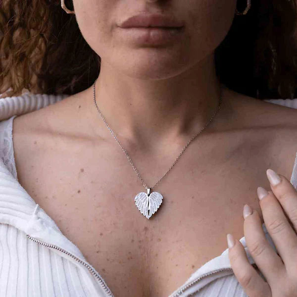 Colar Asas de Anjo Personalizável Banhado (Compre 1 e leve 2)