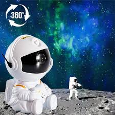 luminária Astronauta - Projetor de Gálaxias