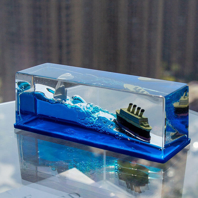 Titanic flutuante 3D