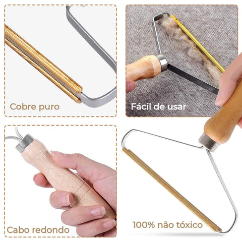 Removedor de Pelos e Fiapos de Roupas-Estofados-Tapetes Escovmax
