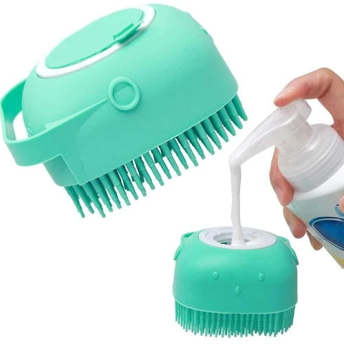 Escova de Banho Massageadora para Pets 