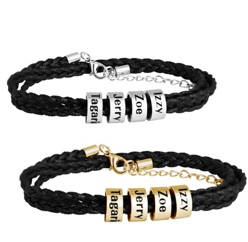 Pulseira Couro Personalizável