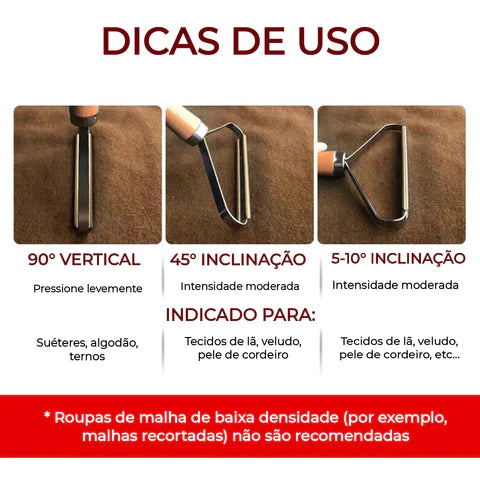 Removedor de Pelos e Fiapos de Roupas-Estofados-Tapetes Escovmax